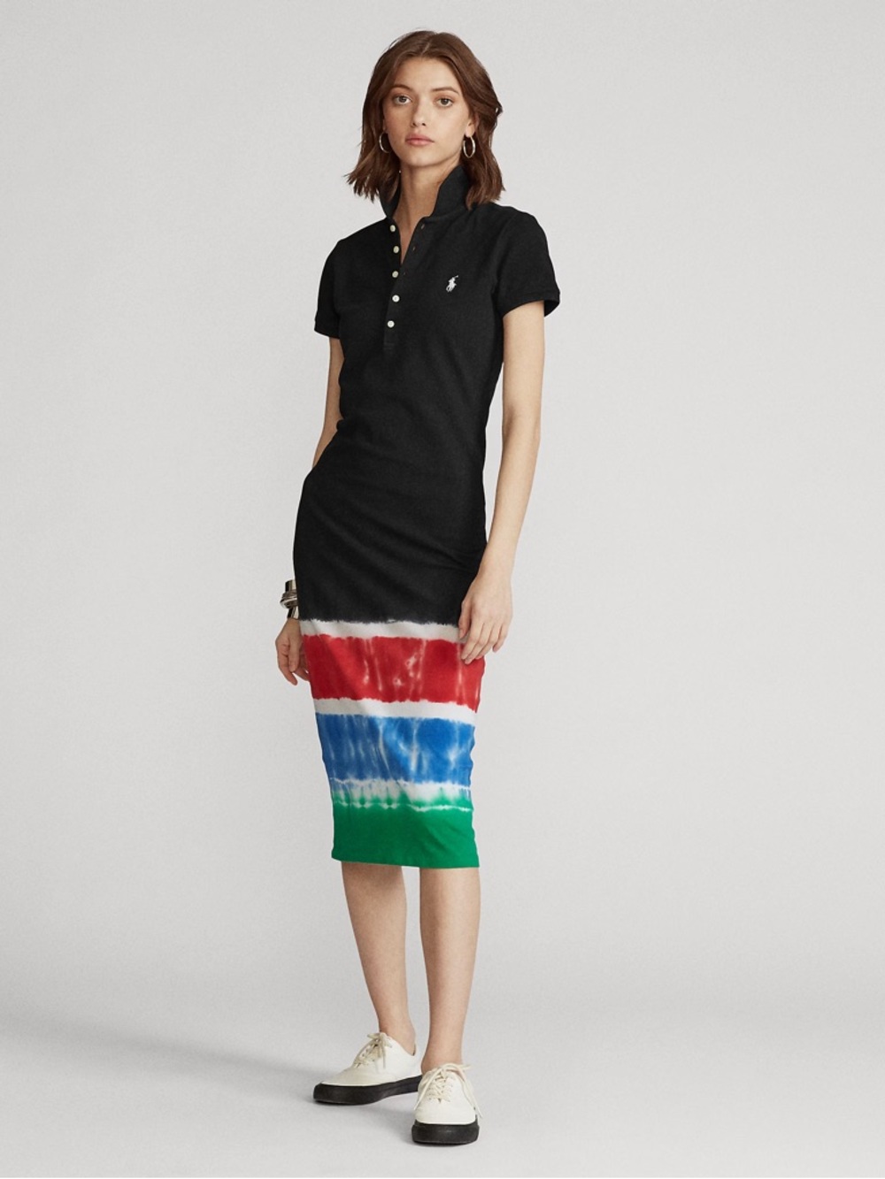 Polo Ralph Lauren Tie-Dye Polo Shirt Dress Small